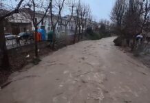 Las lluvias provocan los primeros cortes de carretera en ViIllanueva del Trabuco