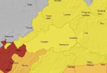 La AEMET activa el aviso amarillo por lluvia y viento este miércoles
