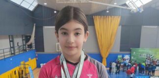 Sandra Esteban, la joven de Humilladero que se ha coronado campeona de Andalucía de bádminton