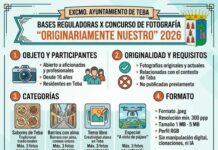 El concurso de fotografía de Teba llega a su décima edición con cuatro categorías y premios de hasta 200 euros