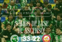 El Club Balonmano Los Dólmenes vence por 33-22 a Balonmano Mijas y asegura el playoff