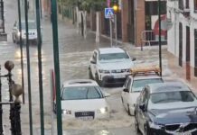 Una gran tromba de agua y granizo sorprende a los vecinos de la comarca de Antequera