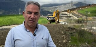 Bendodo exige al Gobierno que acelere las obras del talud de Álora