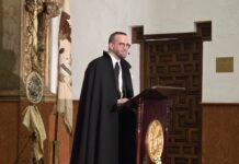 Félix Jiménez Zurita anuncia la Semana Santa de Antequera con un pregón de fe en San Juan de Dios