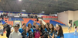 La Vega Vóley con las campeonas de la Copa de la Reina