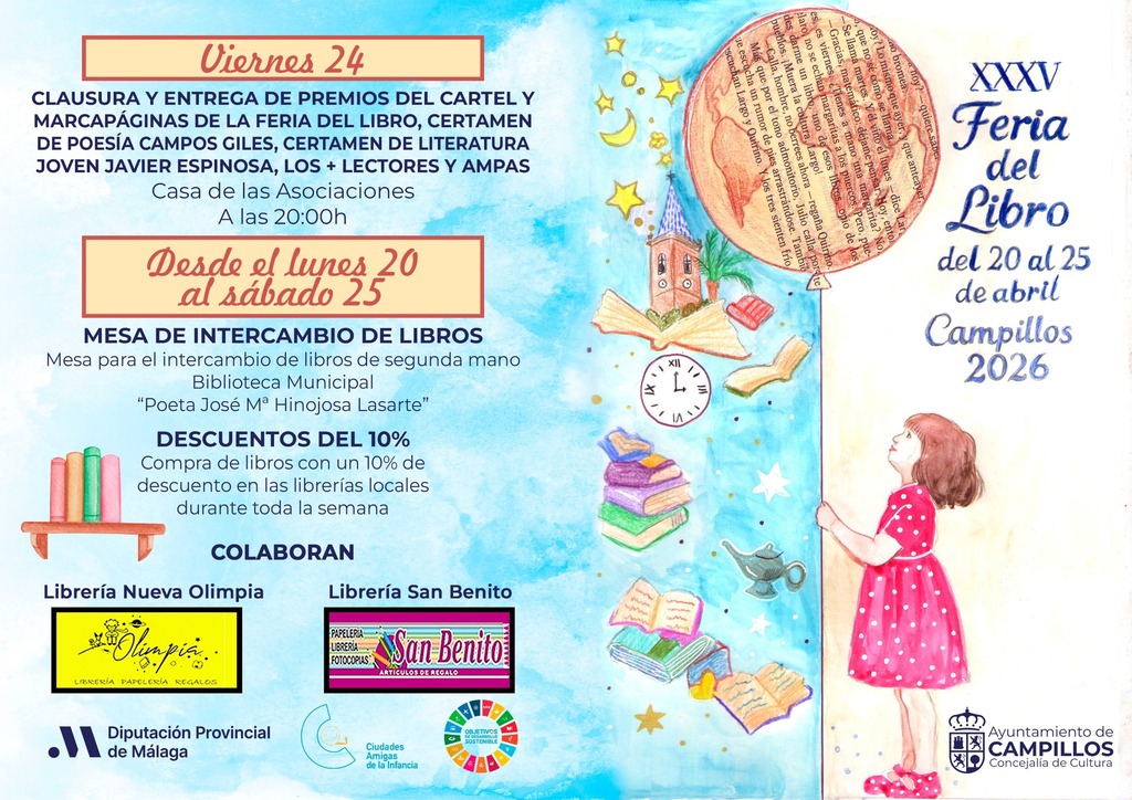 Campillos celebra su XXXV Feria del Libro del 20 al 25 de abril 1 668979405 1403281438507017 81597