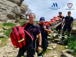 Rescatan a una senderista herida en El Torcal de Antequera