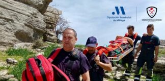 Rescatan a una senderista herida en El Torcal de Antequera