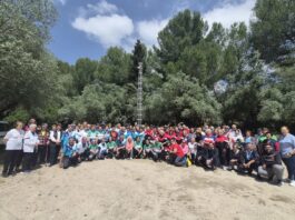 Casabermeja, Colmenar y Villanueva unen a sus mayores en la XIII Convivencia Mayor y Deporte en Periana