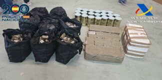 Esconden en latas de tomate más de 800 kilogramos de hachís en Mollina