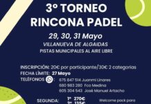 Villanueva de Algaidas abre inscripciones para el III Torneo Rincona Pádel