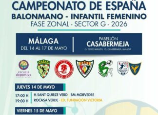 Casabermeja se convierte en sede nacional del Campeonato de España de Balonmano Infantil Femenino
