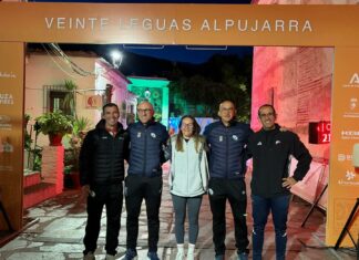 Cinco vecinos de Villanueva del Trabuco completan los 109 km de las 20 Leguas Alpujarras