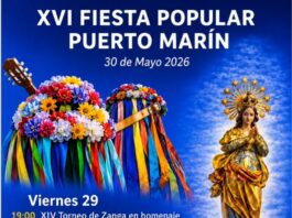 Puerto Marín convoca su XVI Fiesta Popular con actividades deportivas y culturales