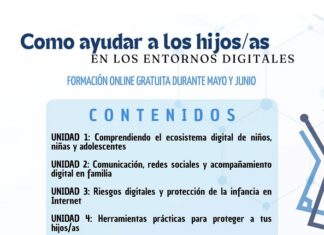 El Ayuntamiento de Cañete la Real oferta formación a las familias para la prevención de los riesgos digitales en menores