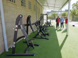 El polideportivo de Archidona estrena zona de entrenamiento al aire libre y moderniza su gimnasio