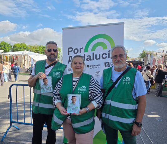 IU alerta en Antequera contra los bulos y pide el voto joven