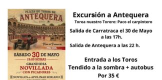 La Hermandad de Carratraca organiza un viaje para la novillada de Antequera