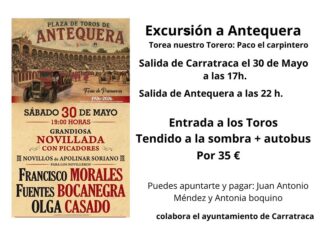 La Hermandad de Carratraca organiza un viaje para la novillada de Antequera