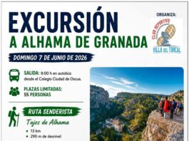 El Club Villa del Torcal organiza una doble ruta de senderismo y ciclismo a Alhama de Granada