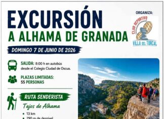 El Club Villa del Torcal organiza una doble ruta de senderismo y ciclismo a Alhama de Granada