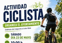 Cuevas Bajas organiza una ruta ciclista para fomentar el deporte al aire libre este sábado 23 de mayo