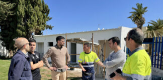 Campillos ultima las obras de la construcción de la nueva zona de aseos y vestuarios de la piscina municipal de verano