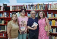 Ignacio L. Raya presenta en Cuevas de San Marcos su novela «Las cuevas de la hidra» con un viaje visual al siglo XVIII