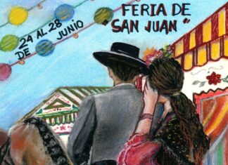 ‘La Feria a Caballo’ de María José Páez, cartel ganador de la Feria de San Juan 2026 de Humilladero