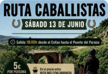 Villanueva de la Concepción celebra su ruta caballista el sábado con carrera de cintas y barbacoa