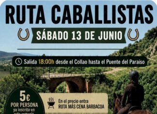 Villanueva de la Concepción celebra su ruta caballista el sábado con carrera de cintas y barbacoa