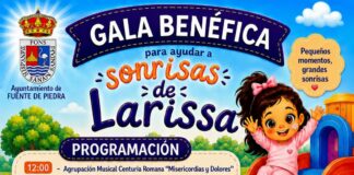 Fuente de Piedra se vuelca con Larissa este sábado con una gran gala solidaria