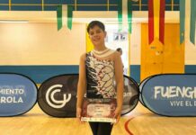 Humilladero suma un diploma andaluz en gimnasia rítmica con Sandro Muñoz