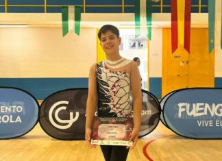Humilladero suma un diploma andaluz en gimnasia rítmica con Sandro Muñoz