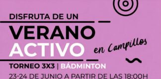 ‘Verano Activo’ vuelve a Campillos: bádminton 3×3, entrada libre y dos días de competición