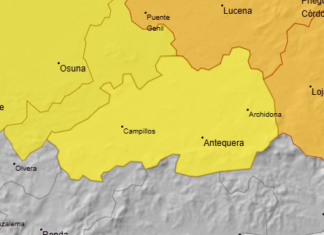 Antequera alcanzará los 38 ºC esta tarde: aviso amarillo por calor extremo