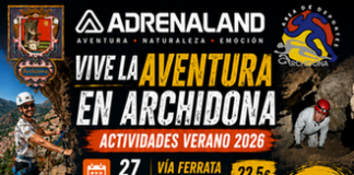 Vía ferrata, cuevas y barrancos: el verano más activo de Archidona arranca el 27 de junio
