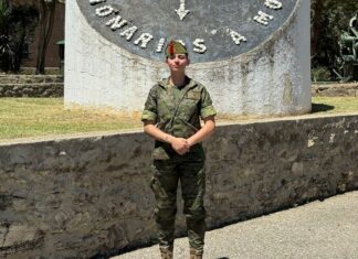 Nerea Galindo, primera dama legionaria de Alameda