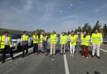 Recta final de las obras de emergencia de la A-92 a su paso por Antequera