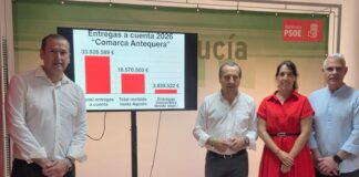 El PSOE destaca que los ayuntamientos de la comarca de Antequera van a recibir este año cerca de 34 millones de euros de financiación del Gobierno