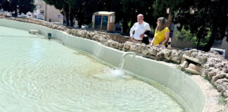 Finalizan los trabajos de reparación integral del Lago de los Patos en los Jardines del Mapa