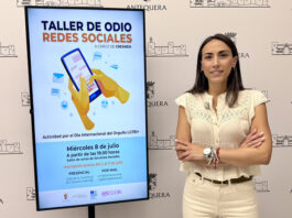 Antequera acoge el 8 de julio un taller sobre odio en redes sociales con motivo del Día Internacional del Orgullo LGTBI+