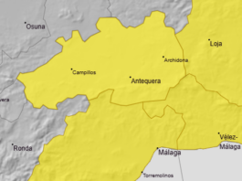 Aviso amarillo por calor en Antequera: hasta 39 grados este miércoles