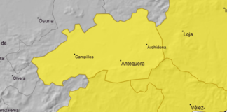 Aviso amarillo por calor en Antequera: hasta 39 grados este miércoles