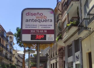 Antequera roza los 40°C: aviso amarillo por calor este fin de semana
