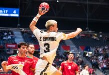 El extremo Sean Corning, nuevo jugador del Club Balonmano Dólmenes Antequera