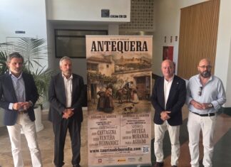 Ortega, De Miranda y Aguado, juntos en la Goyesca de Antequera