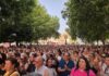 Miles de personas se unen en el Paseo Real de Antequera contra la violencia machista