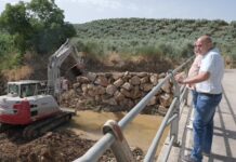 La Junta invierte 1,2 millones en reparar los cauces fluviales de Archidona