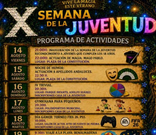 Fuente de Piedra prepara la X Semana de la Juventud del 14 al 22 de agosto